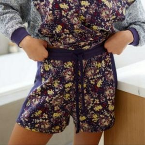 DAILY PRACTICE by ANTHROPOLOGIE Floral Lounge Shorts NWOT!